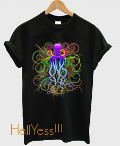 Octopus Psychedelic Luminescence T-Shirt