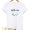 Paris Los Angeles New York Tokyo Rome Milan Graphic Tees t shirt