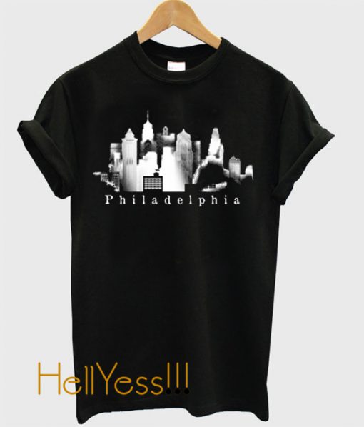 Philadelphia Graphic Original Skyline Tees T Shirt