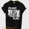 Plant Flag - White Print T-Shirt
