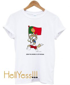 Portugal 2018 FIFA World Cup Russia Zabivaka T-Shirt