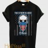 Q Anon The Storm Is Here Patriotic American Flag T-Shirt
