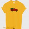 Red Truck in Yellow t shirt