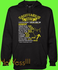Sagittarius facts serving per container 1 awesome zodiac sign Hoodie