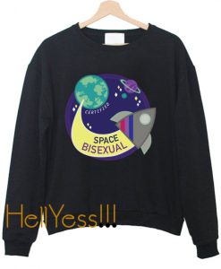 Space Bisexual Crewneck Sweatshirt