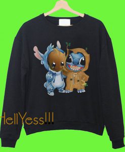 Stitch And Groot Anime version Sweatshirt