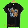 Stitch And Groot Anime version T Shirt