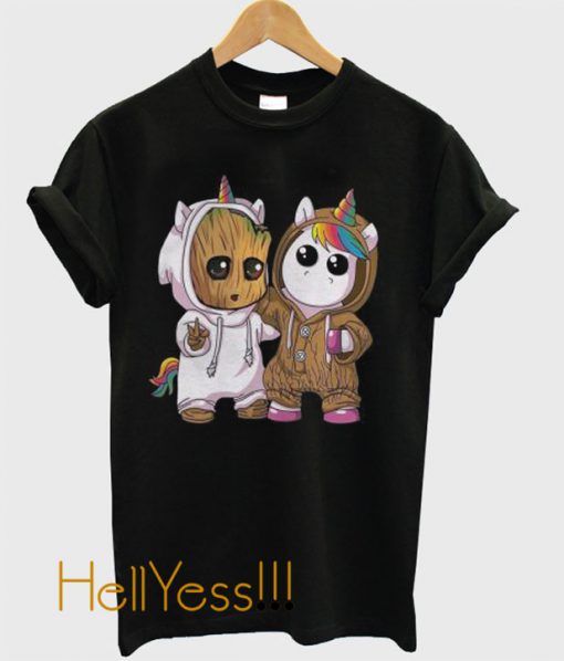 Unicorn And Groot T-Shirt