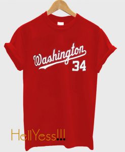 Washington 34 Red T-Shirt