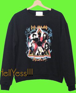 1988 Def Leppard Hysteria Tour T Shirt 80s Band Sweatshirt
