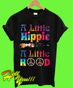 A little hippie a little hood floral T Shirt