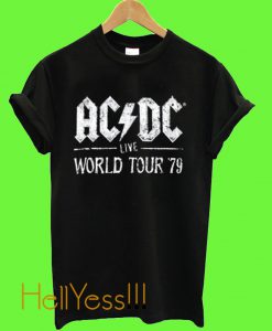 ACDC Live World Tour 79 T shirt