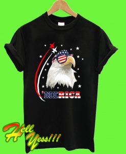 American Bald Eagle Merica Patriot T Shirt