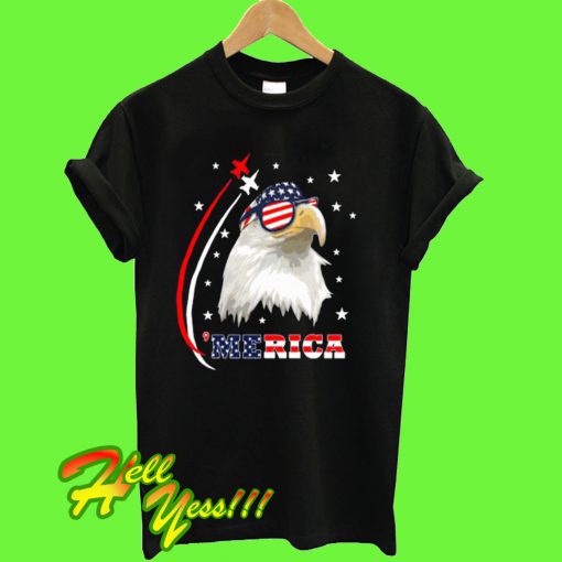 American Bald Eagle Merica Patriot T Shirt