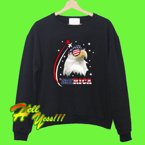 American Bald Eagle Merica Patriot Sweatshirt