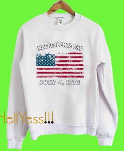American Flag Independence Day Sweatshirt