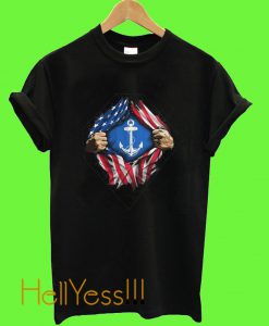 American flag Sailor T Shirt
