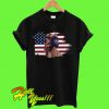 American flag bulldog lovers T Shirt