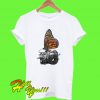 Butterfly And Camera T Shirt