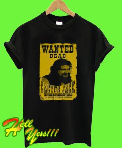 Cactus Jack Wanted Dead Poster T Shirt