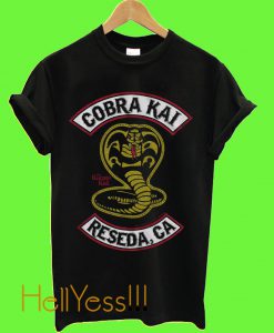 Cobra Kai Patch Karate Kid T Shirt