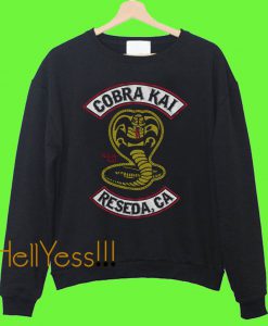 Cobra Kai Patch Karate Kid Sweatshirt