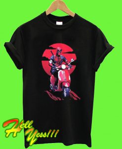 Deadpool Vespa T Shirt