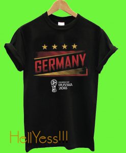 Germany Slanted Black T Shirt