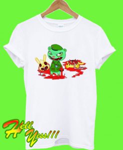 Happy Tree Friends HTF Flippy Kill Cuddles T Shirt