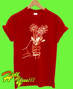 Hold Flowers New T Shirt