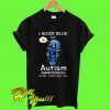 I Wear Blue For Autism Awareness Chibi Marvel Deadpool T Shirt