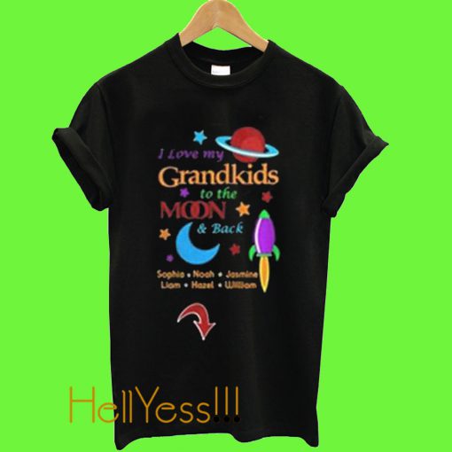 I love my grandkids to the moon and back T Shirt