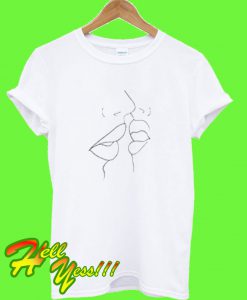 Kiss Line Art T Shirt