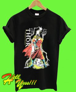 Marvel Comics Thor Lightning Strike Kids T Shirt