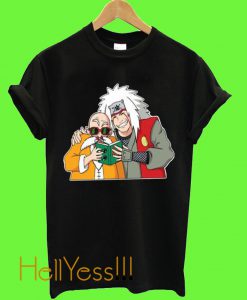 Master Roshi and Jiraiya Reading Book T Shirt