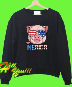 Pig Merica 4th of July Sweatshirt