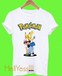 Pokemon Ash Pikachu T shirt