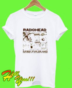 Radiohead Colored In Drawing T Shirt