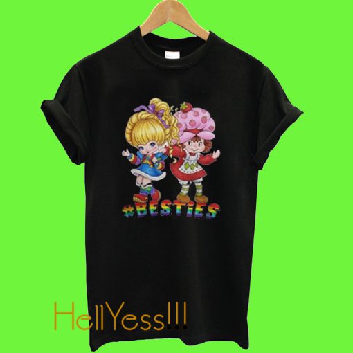 Rainbow Brite Strawberry Shortcake Besties T Shirt