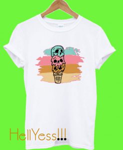 Skull Ice Cream T Shirt