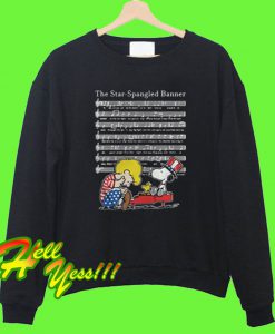 The Star Spangled Banner Snoopy Independence Day 4th of July Sweatshirt