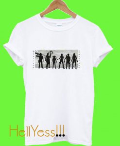 The Walking Dead The Usual Dead Police Lineup T Shirt