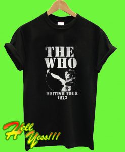 The Who British Tour 1973 T Shirt