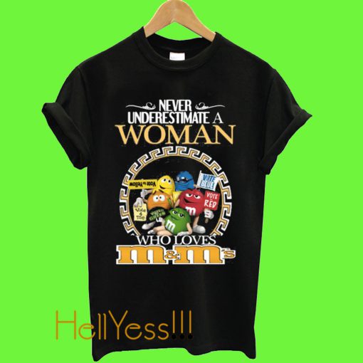 Woman M & M's T Shirt
