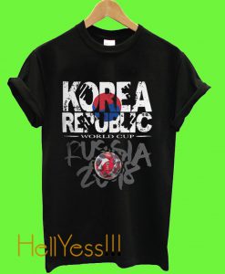 World Cup Football 2018 Russia Korea Republic T Shirt