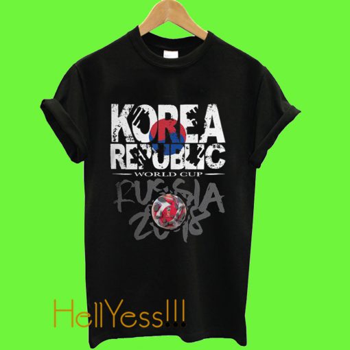 World Cup Football 2018 Russia Korea Republic T Shirt