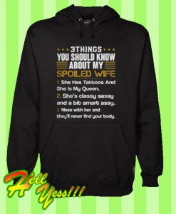 3 things you should know about my spoiled wife Hoodie