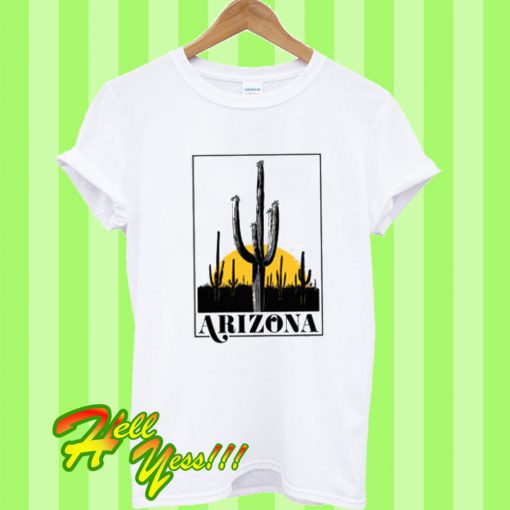 Arizona Cactus Graphic T Shirt