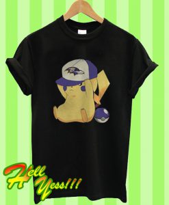Baltimore ravens pikachu pokemon T Shirt