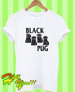 Black Pug T Shirt